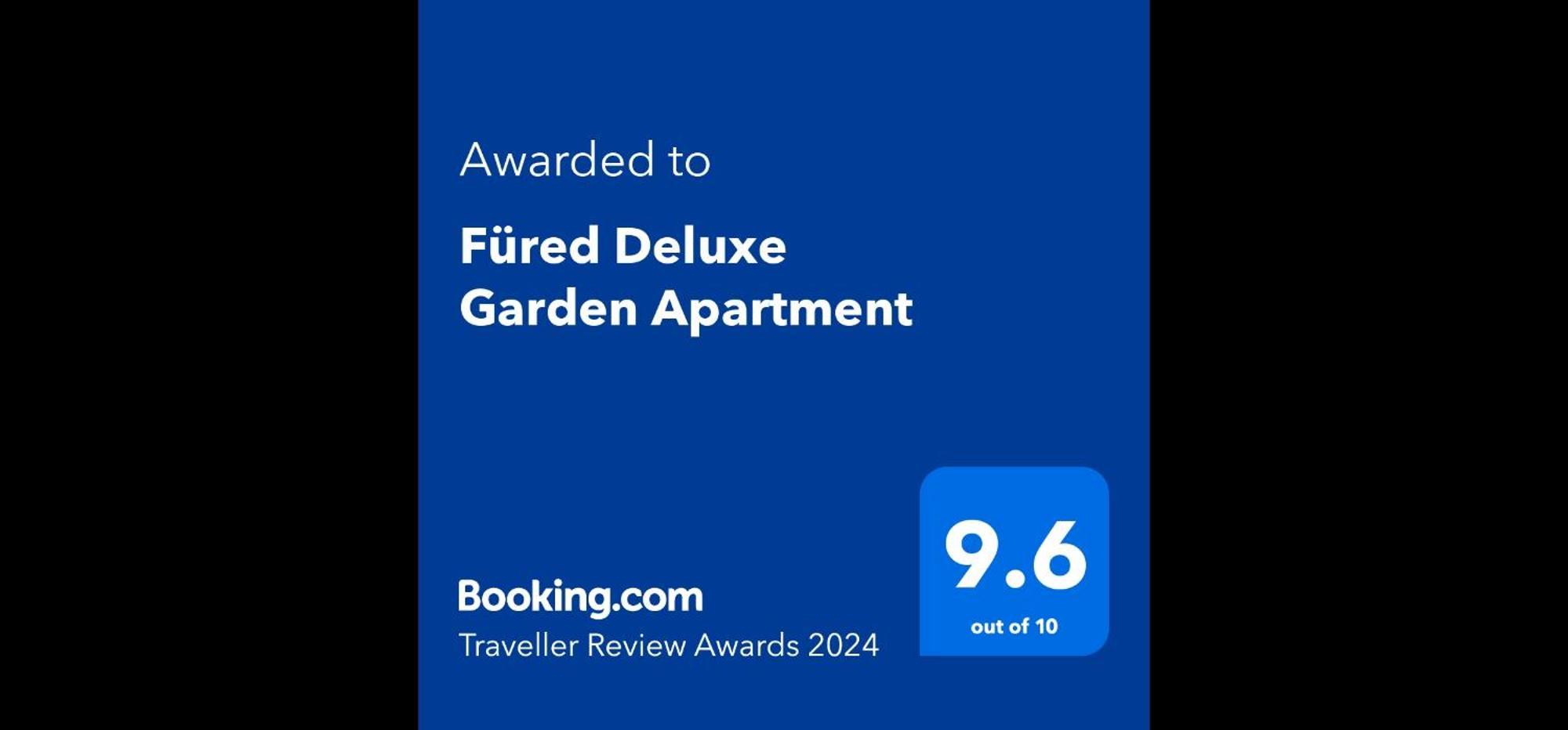 Fuered Deluxe Garden Apartment Balatonfüred Exteriör bild